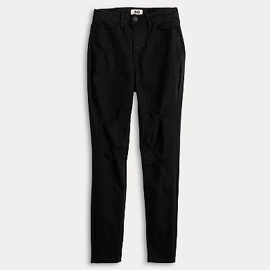Juniors' SO® Curvy High Rise Jeggings