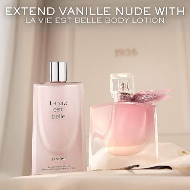 La Vie Est Belle Vanille Nude Eau de Parfum with Warm Vanilla & Musk Travel Spray