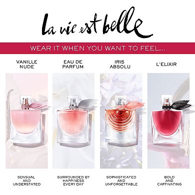 La Vie Est Belle Vanille Nude Eau de Parfum with Warm Vanilla & Musk Travel Spray