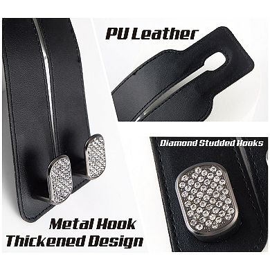 DIRTY DOG Bling Seat Hooks 2-pk. Auto Accessories