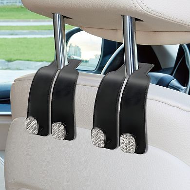 DIRTY DOG Bling Seat Hooks 2-pk. Auto Accessories