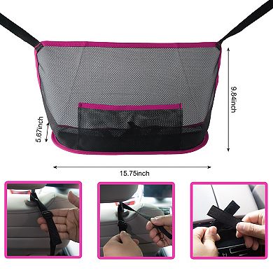 DIRTY DOG Storage Net Bag with Rear Pocket & Binding Rope