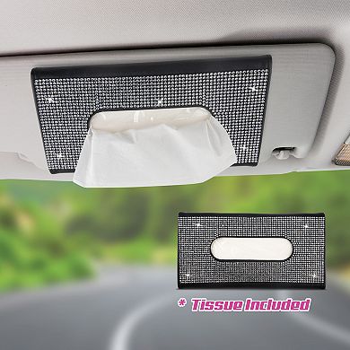 DIRTY DOG Bling Visor Tissue Holder