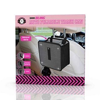 DIRTY DOG Bling Waterproof Auto Foldable Trash Can
