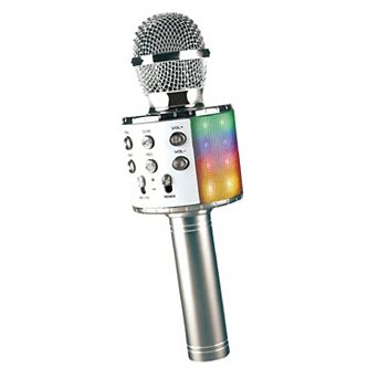 Nifty LED Karaoke Microphone with Bluetooth Connectivity