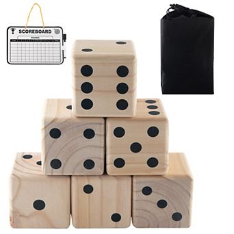 Nifty Giant Wooden Dice Set