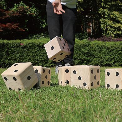 Nifty Giant Wooden Dice Set
