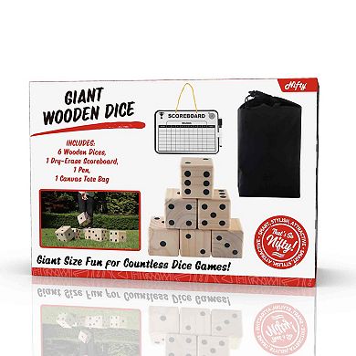 Nifty Giant Wooden Dice Set