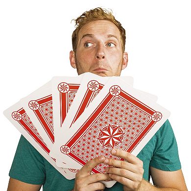 Nifty Jumbo Playing Cards 54-Count 8.5 x 11 Inches