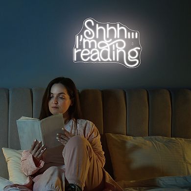 Revo "Shh..I'm Reading" Neon Sign