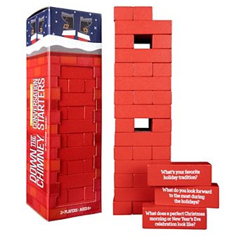 Down the Chimney Tumbling Tower & Conversation Starters Game