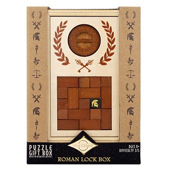 Project Genius Roman Lock Box Secret Gift Box Puzzle