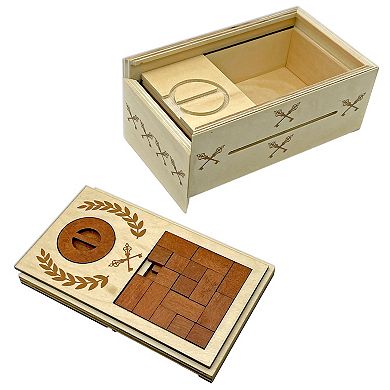 Project Genius Roman Lock Box Secret Gift Box Puzzle