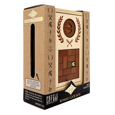 Project Genius Roman Lock Box Secret Gift Box Puzzle