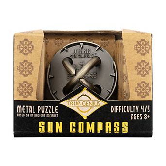 Project Genius Viking Sun Compass Metal Puzzle