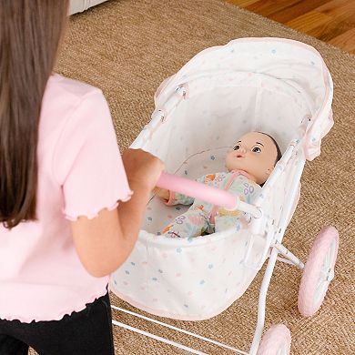Acorn Avenue Classic Folding Baby Doll Strolling Pram with Canopy
