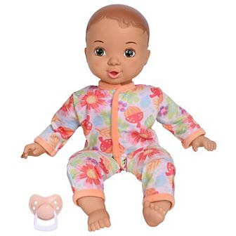 Acorn Avenue My Cuddly Baby Doll 14 in Soft Body Doll With Removable Clothes & Pacifier Accessory