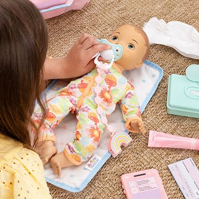Acorn Avenue My Cuddly Baby Doll 14-in. Soft Body Doll With Removable Clothes & Pacifier Accessory