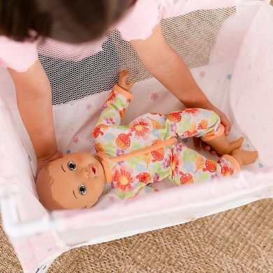 Acorn Avenue My Cuddly Baby Doll 14-in. Soft Body Doll With Removable Clothes & Pacifier Accessory