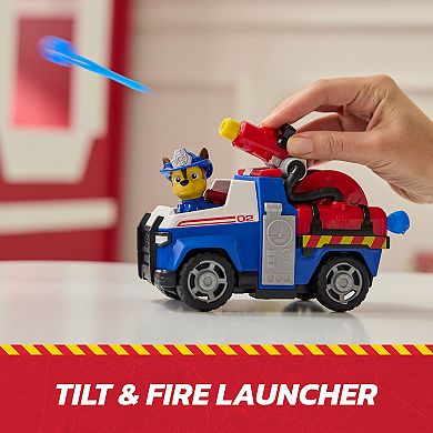PAW Patrol Fire Rescue Chase Cruiser with Action Figure and Projectile Launcher