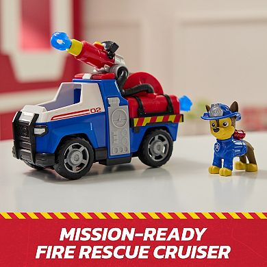 PAW Patrol Fire Rescue Chase Cruiser with Action Figure and Projectile Launcher