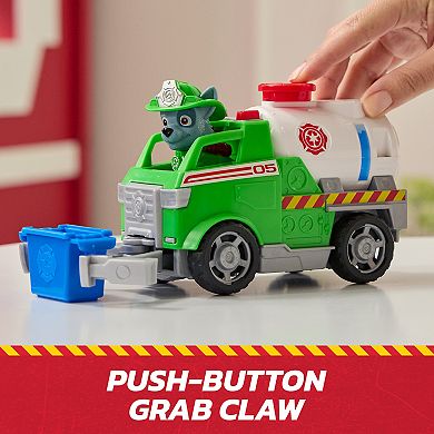 PAW Patrol Rocky Rescue Fire Tanker with Action Figure & Grab Claw