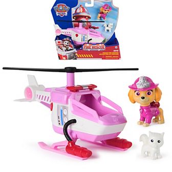 PAW Patrol Skye Rescue Fire Chopper with Action Figure & Kitty Friend