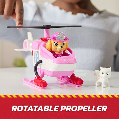 PAW Patrol Skye Rescue Fire Chopper with Action Figure & Kitty Friend
