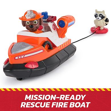 PAW Patrol Zuma Rescue Fire Boat with Action Figure & Lifesaver Toy