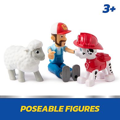 PAW Patrol Marshall & Farmer Al 2-pc. Action Figure Pack with Sheep Toy