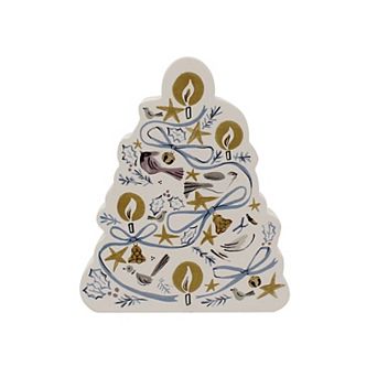 St. Nicholas Square® Holiday Tree Shaped Caption Box Table Decor