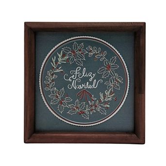 St. Nicholas Square® Feliz Navidad Caption Box Table Decor