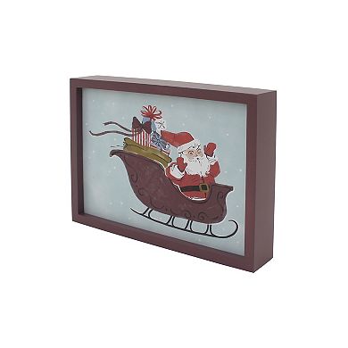 St. Nicholas Square® Santa Sleigh Caption Box Table Decor