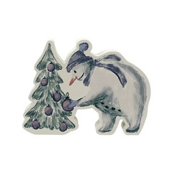 St. Nicholas Square® Snowman Shaped Caption Box Table Decor