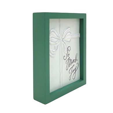 St. Nicholas Square® So Much Joy Caption Box Table Decor