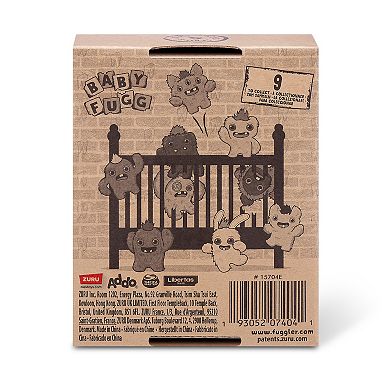 ZURU Fuggler Baby Fuggs 3.5-inch Greedy Grinner Plush Toy