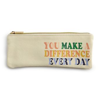 Punch Studio Make A Difference Pencil Pouch