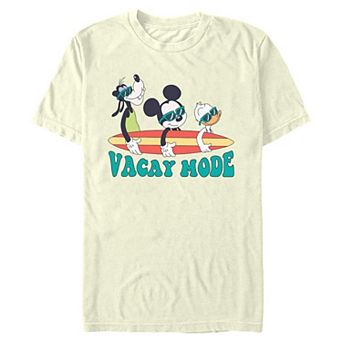 Disney's Mickey Mouse And Friends Vacay Mode Ready To Surf Men's Graphic Tee