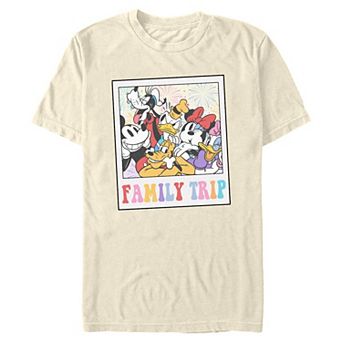 Disney's Mickey Mouse And Friends Family Trip Photo Men's Graphic Tee