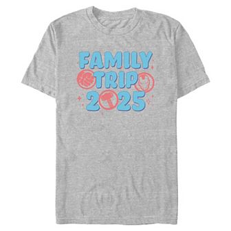 Men's Marvel Avengers Icons Family Trip 2025 Graphic Tee