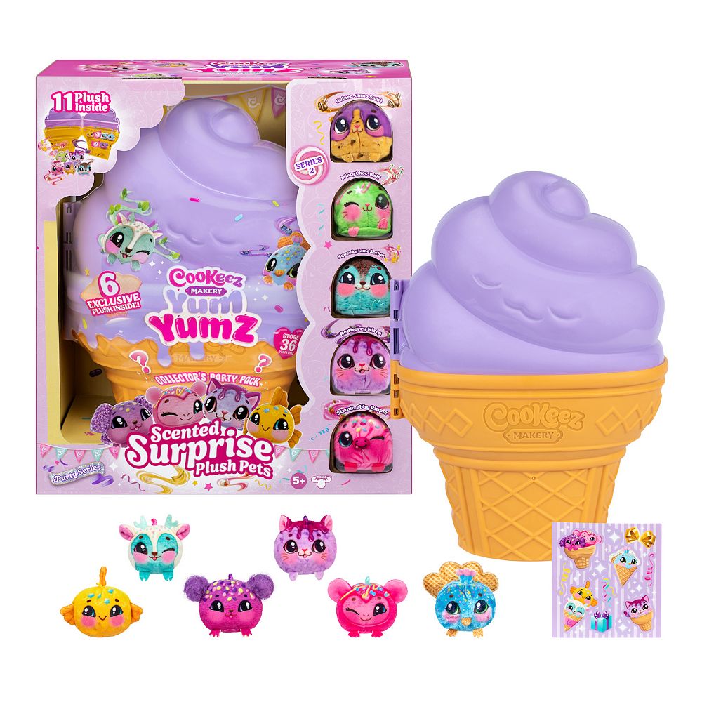Cookeez Makery Yum Yumz 6-pc. Scented Surprise Plush Pets