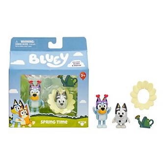 Bluey 2 pk Action Figures Set - Bluey & Muffin