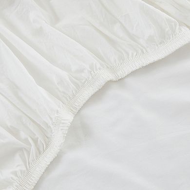 Lush Decor Evelyn 4-pc. Lace Trim Cotton Sheet Set