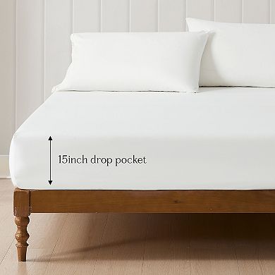 Lush Decor Evelyn 4-pc. Lace Trim Cotton Sheet Set