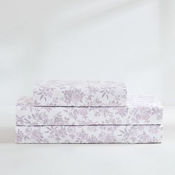 Lush Decor Peony Toile Sheet Set with Pillowcases
