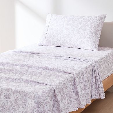Lush Decor Peony Toile Sheet Set with Pillowcases