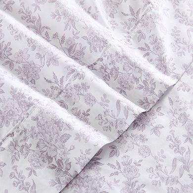 Lush Decor Peony Toile Sheet Set with Pillowcases