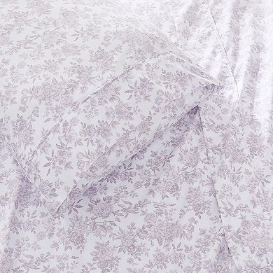 Lush Decor Peony Toile Sheet Set with Pillowcases