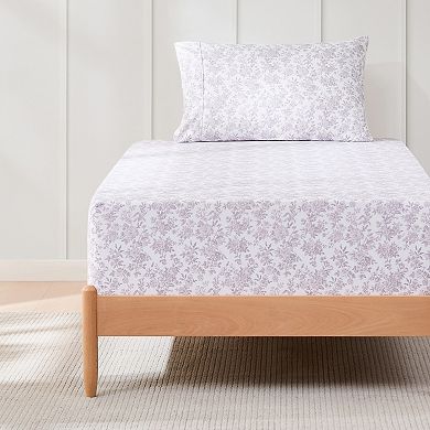Lush Decor Peony Toile Sheet Set with Pillowcases