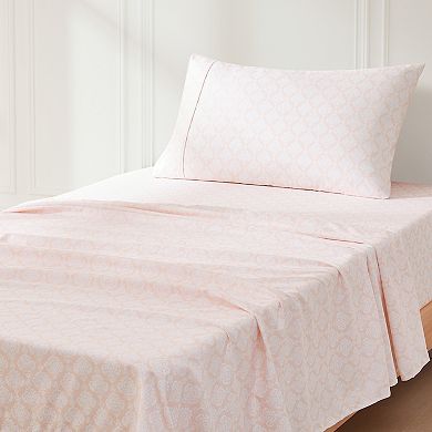 Lush Decor Romer Damask Sheet Set with Pillowcases